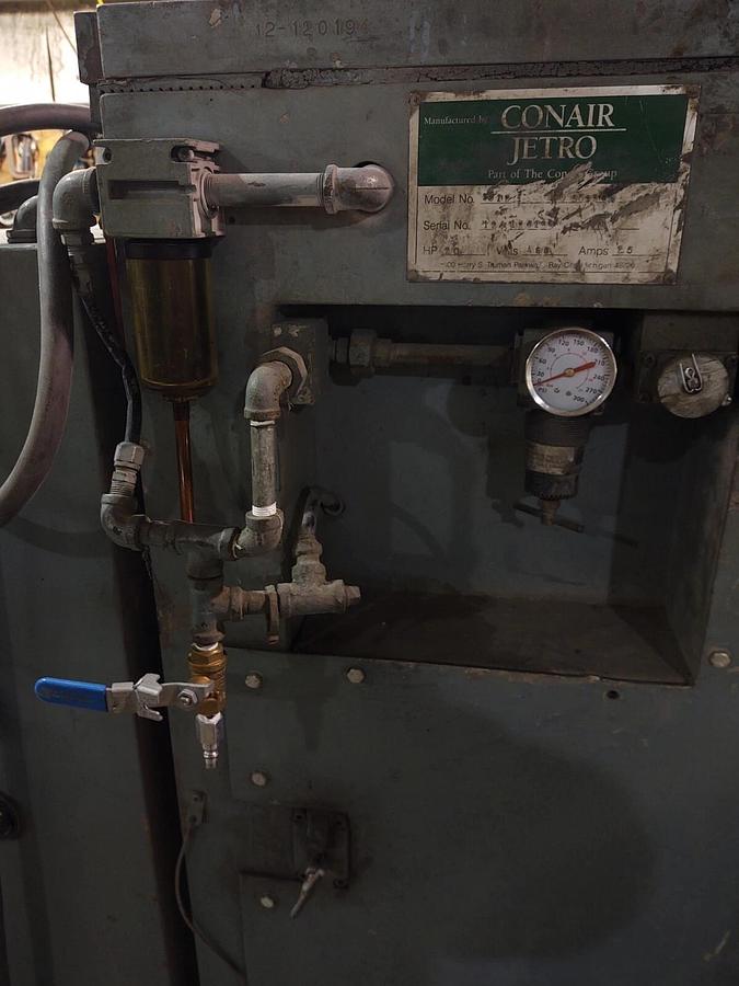 Used 🔥 12” Conair Jetro 3512 Strand Pelletizer Chipper 32 Knife 20 Hp (TESTED)