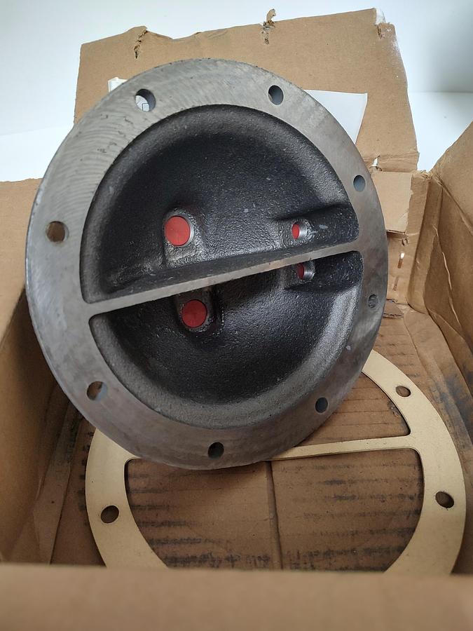 🔥Young Radiator REAR F-600-4P Heat Exchanger End Bonnet Cap (4 Pass) 6" M626