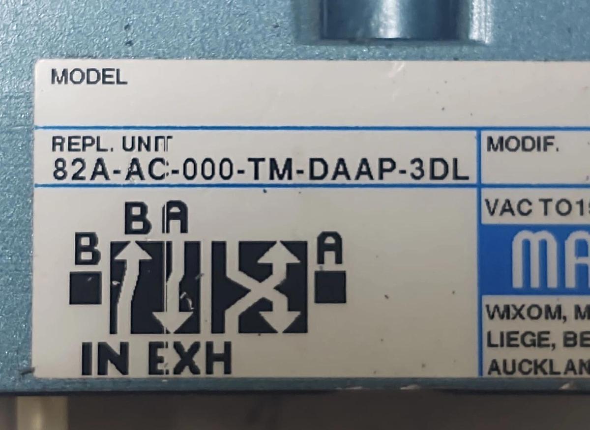 🔥 New - MAC Air Valve 82A-AC-000-TM-DAAP-3DAL Solenoid TM-DAAJ-3DL