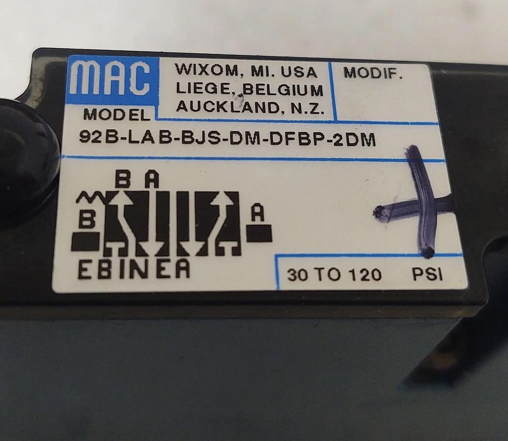 🔥NEW MAC 92B-LAB-BJS-DM-DFBP-2DM with Base 24V Coil