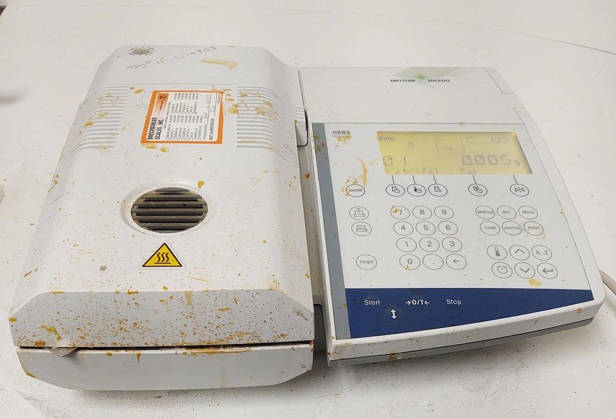 Used 🔥TESTED Mettler Toledo HR83 Halogen Moisture Analyzer Sample Heater #2