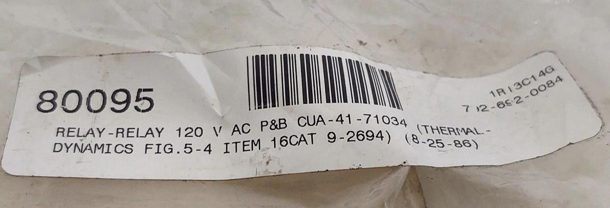 🔥NEW Potter Brumfield CUA-41-71034 Time Delay Relay 2 Seconds