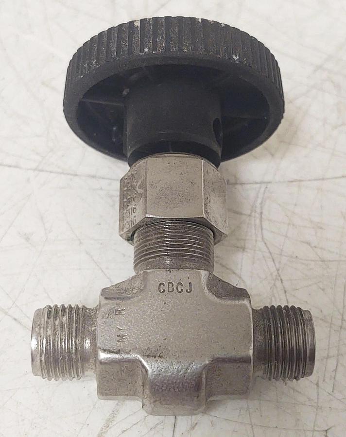 🔥 NEW Parker Needle Valve 3/8" Tube Compression, 316 Stainless 2030 CBCJ