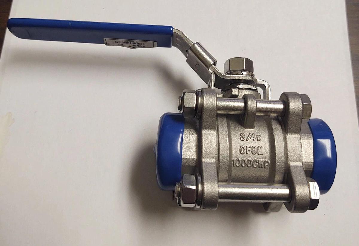 Lot (2) FNW 3/4K CF8M 10000CWP Weld On Ball Valves Fig. 310A 150WSP 3/4"
