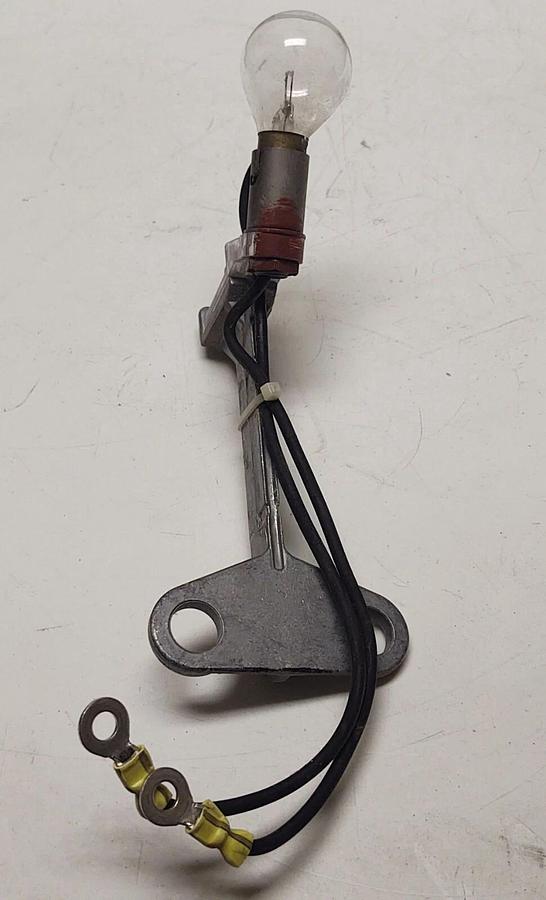 Used Railroad Crossing 10 VDC Light Bulb GE with Cast Aluminum Bracket Twist Lock