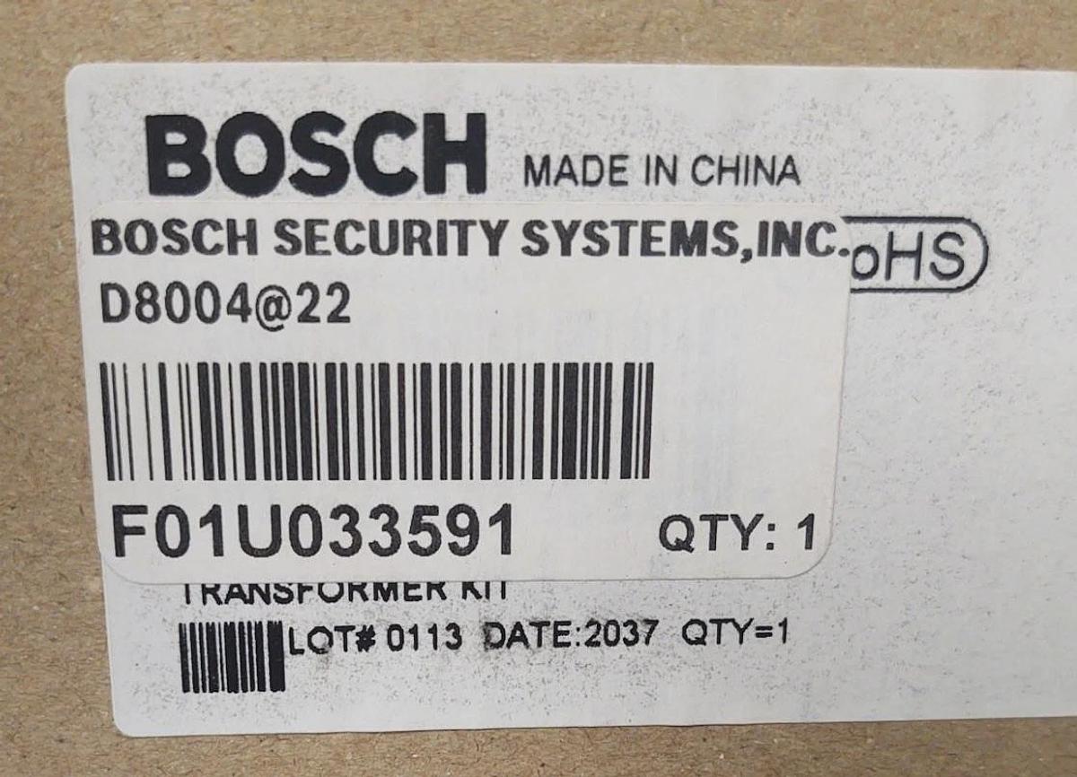 🔥(NEW) Bosch D8004 Transformer Enclosure Kit