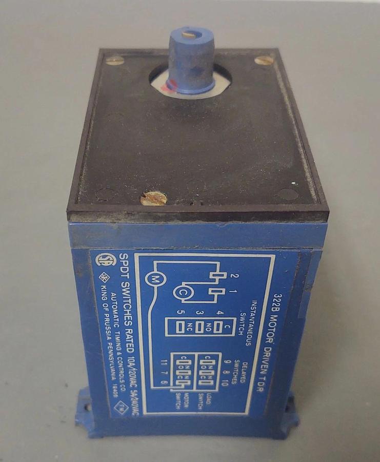 Used 🔥 ATC 322B Motor Driven TDR SPDT Switches Rated 10A 120VAC