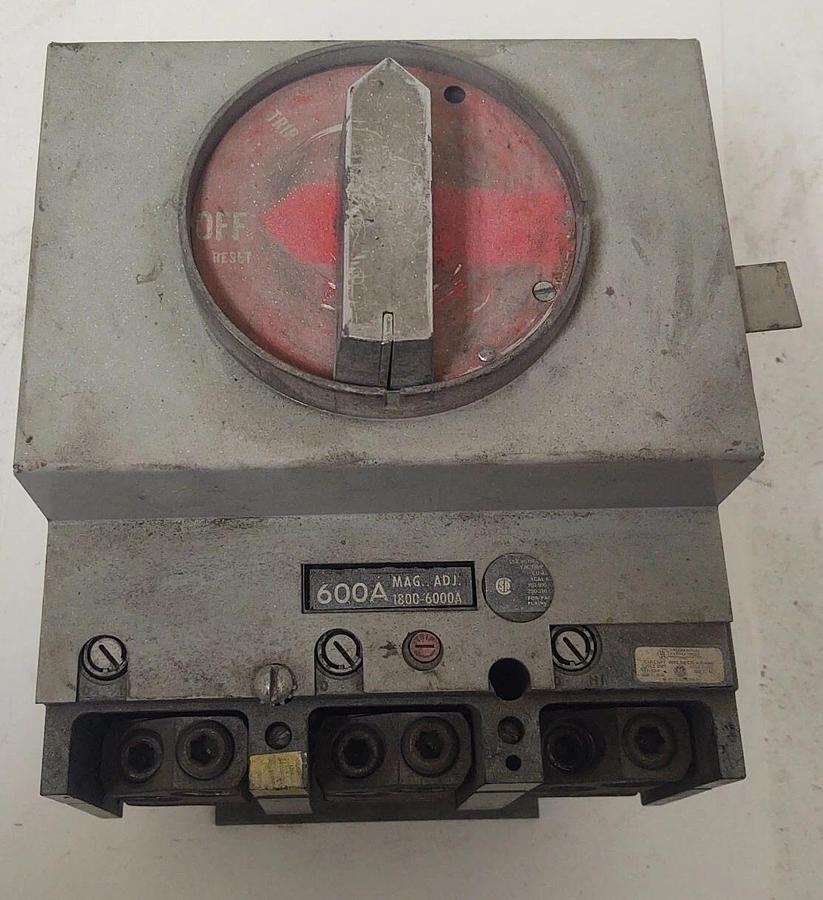 Used 🔥 GE Rotary Machine Circuit Breaker 600 Amp, 600 Volts