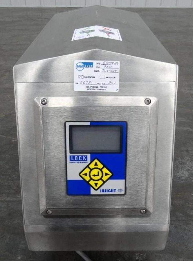 Used 🔥LOMA Lock Insight Inspections Systems Conveyor Metal Detector 9.75x3.75