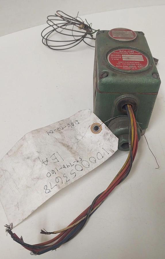 Used 🔥Solon 5PS/32 Pressure Switch Kit Range 100 Type NEMA 4