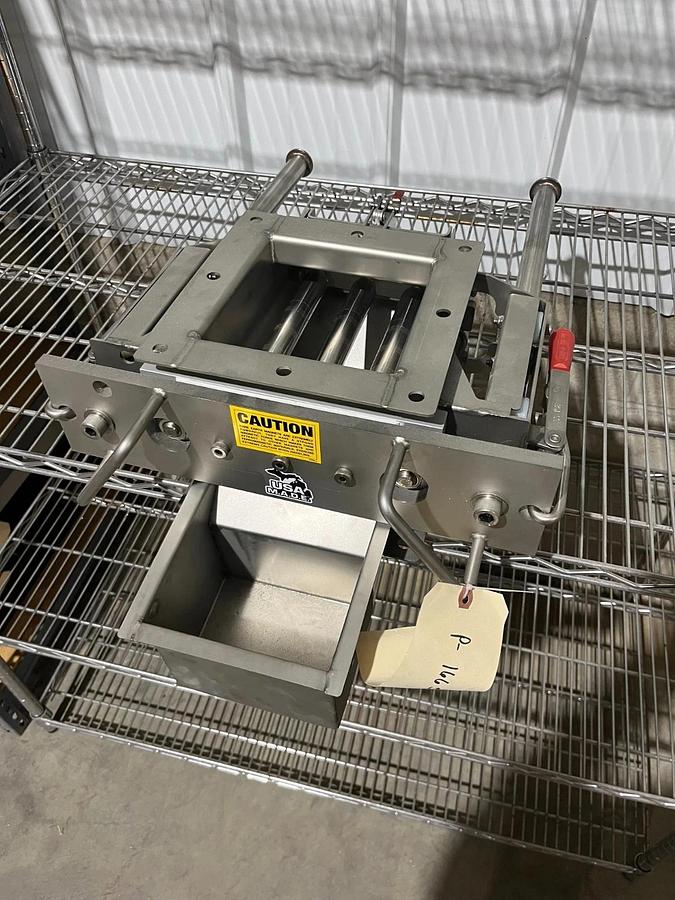 Industrial Magnet Hopper 6"x6" EZ Clean IMH0606RIEZE427 Grate Separator
