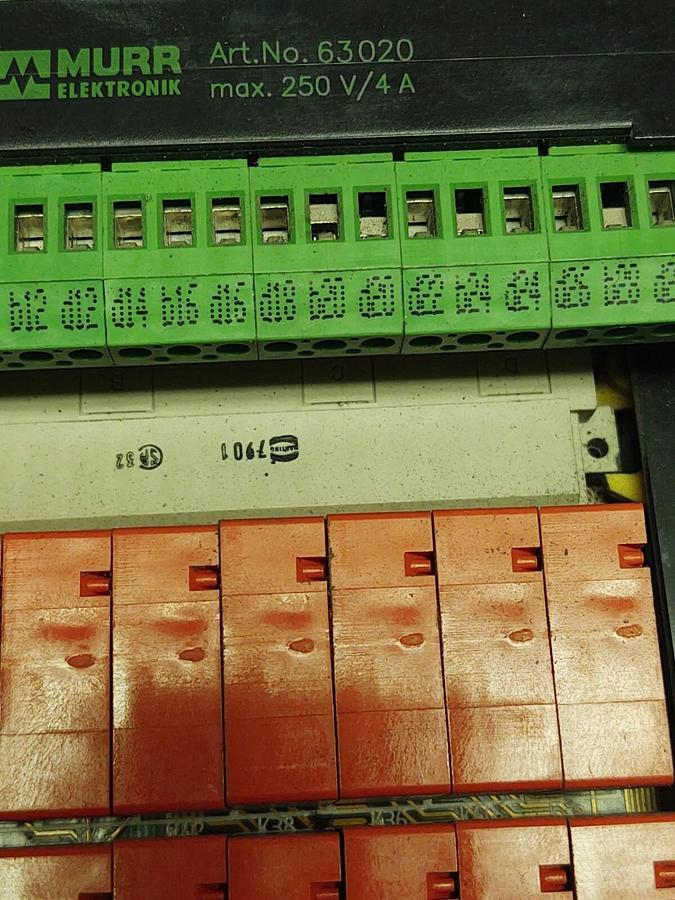 Used ARBURG 665 MODULE WITH HOLDER MURR ELEKTRONIK No:  63020