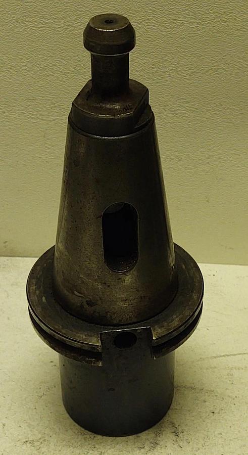 Used LATHE MILL QUICK CHANGE TOOL HOLDER NMTB45, MT5 45 Deg /53 Morse Taper #5