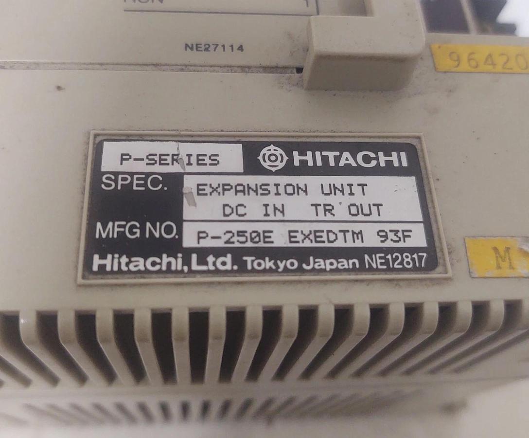 Used 🔥Hitachi P-250E Hizac Exezo Expansion Unit 24VDC Nice Condition