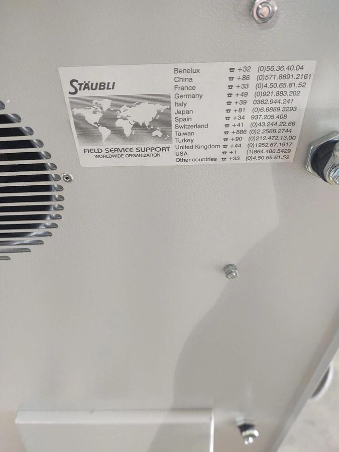 Used 🔥 Clean Working STAUBLI TX40 Robot 6 Axis, CS8C Controller, Euromap 67, 480V