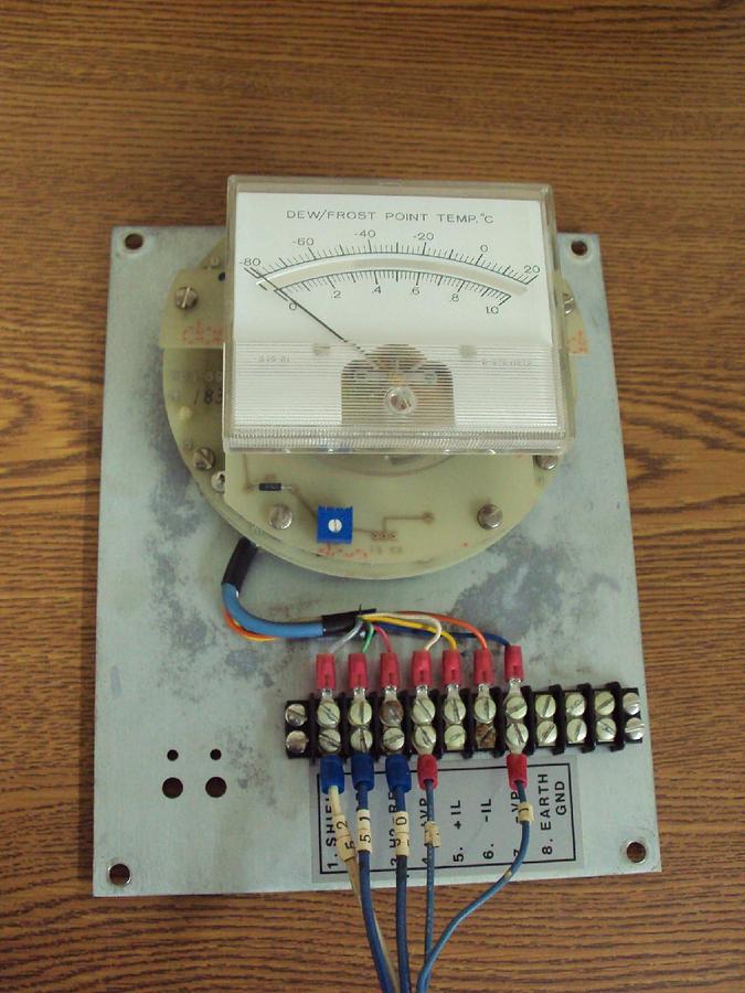 Used Dew/Frost Point Temp Sensor Meter Indicator 703-695 For Una-Dyn Plastic Dryer
