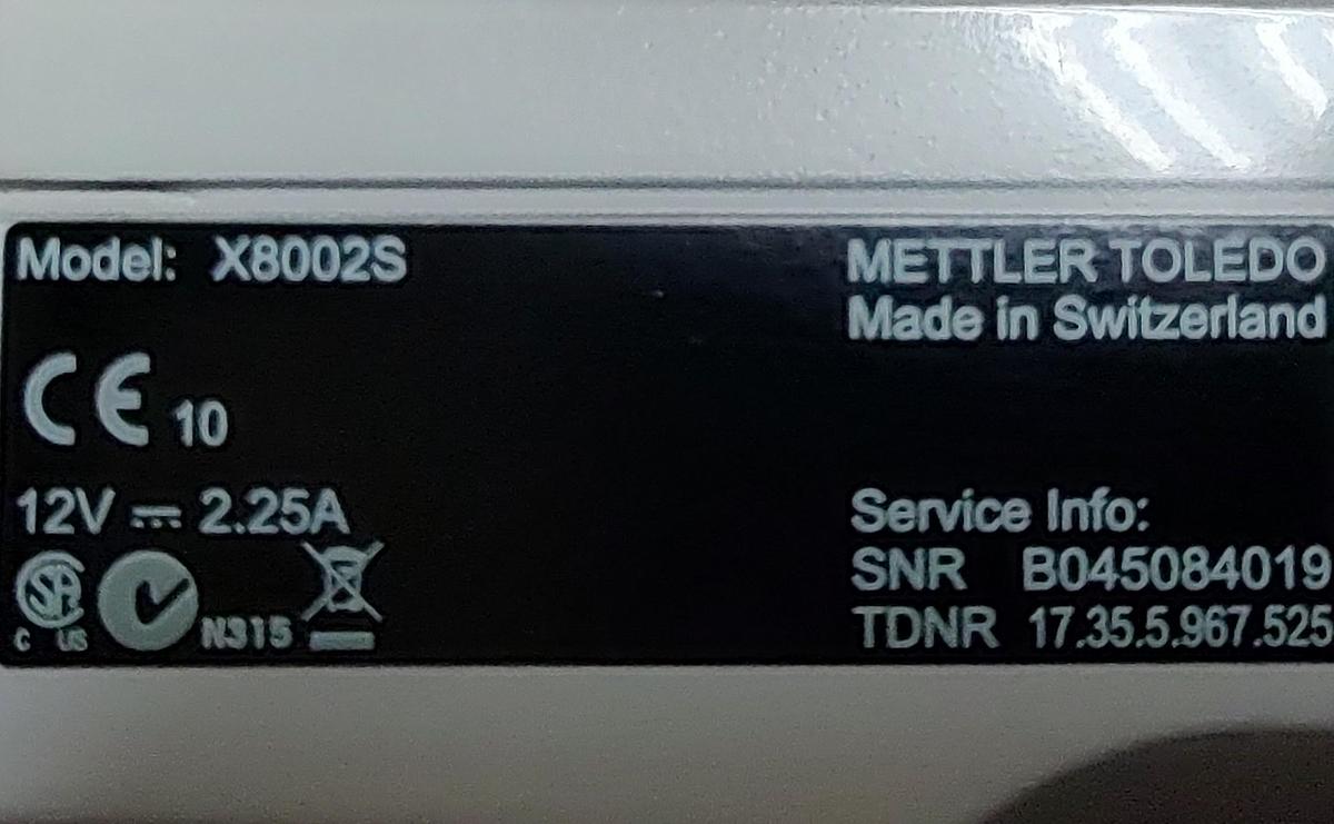 🔥NEW #10 Mettler Toledo X8002S Precision Balance Scale 8100g x 0.1g