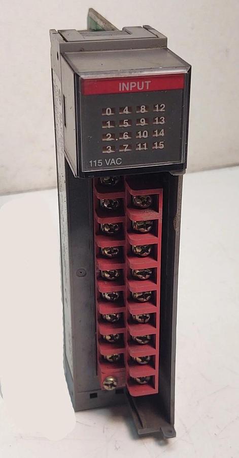 Used (LOT 5) SLC 500 Allen-Bradley 1746-IA16 Ser C 115 VAC Input Module 646413000000