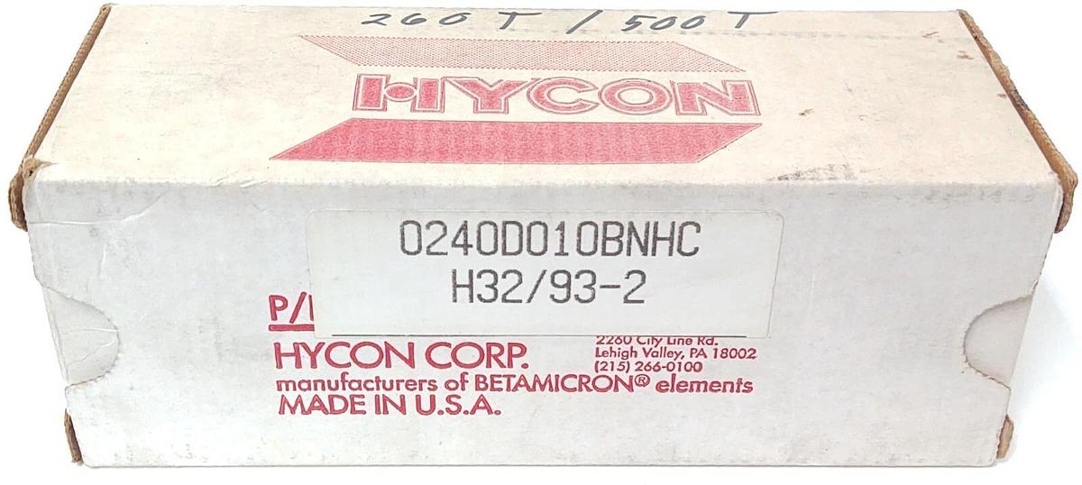 (1PCS NEW) HYCON H32/93-2 Filter 0240D010BNHC Hydraulic Mesh Strainer