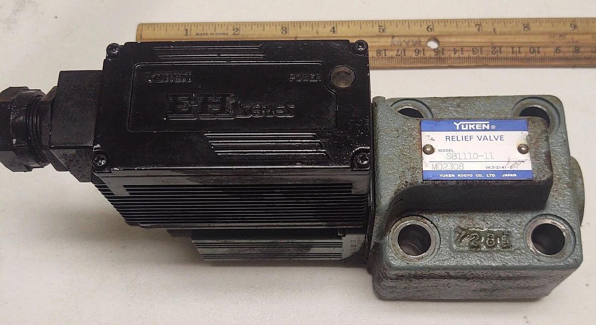 Used Yuken SB1110-11 Relief Valve EH Series Power Amplifier #MD2308