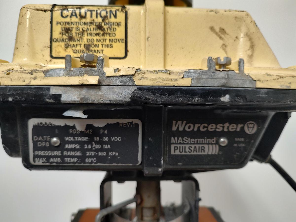 Used Worcester Valve CF8M Actuator Series 39 PULSAIR 90SM2P4
