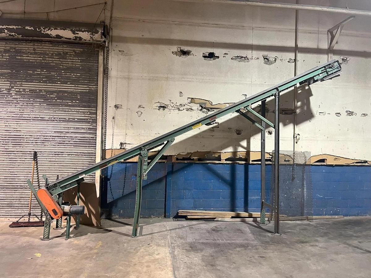 Used Roach conveyor Slider belt 19' long 20" wide