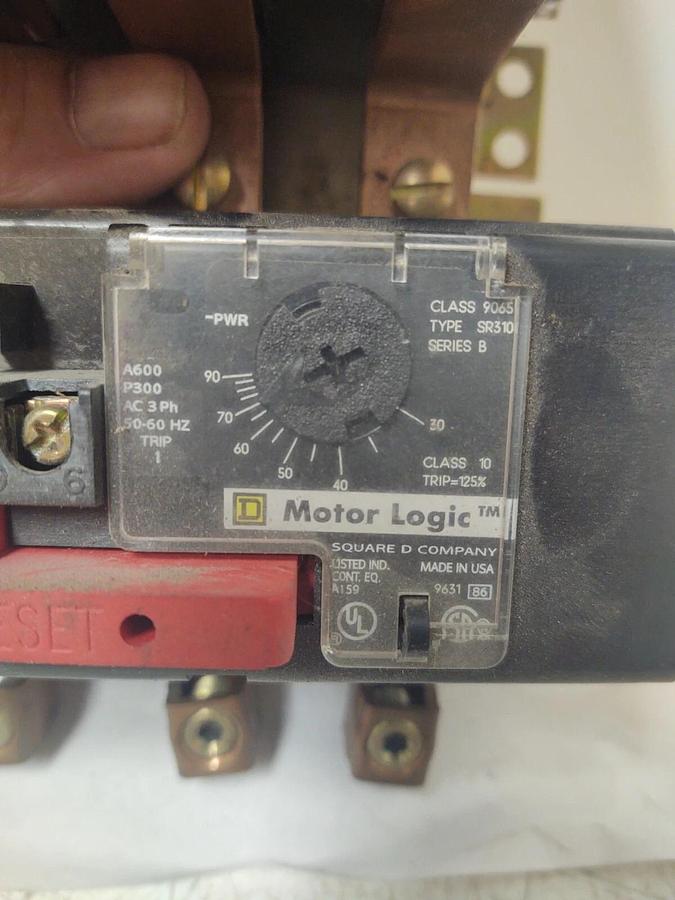 Used 🔥 (TESTED) Square D Nema Size 3, 8536 SEO1 H10S Motor Starter Motor Logic 120V