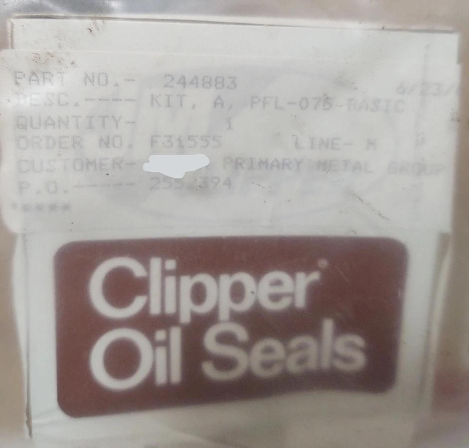 🔥Clipper Hydraulic Oil Seal Kit K010366-210 244883