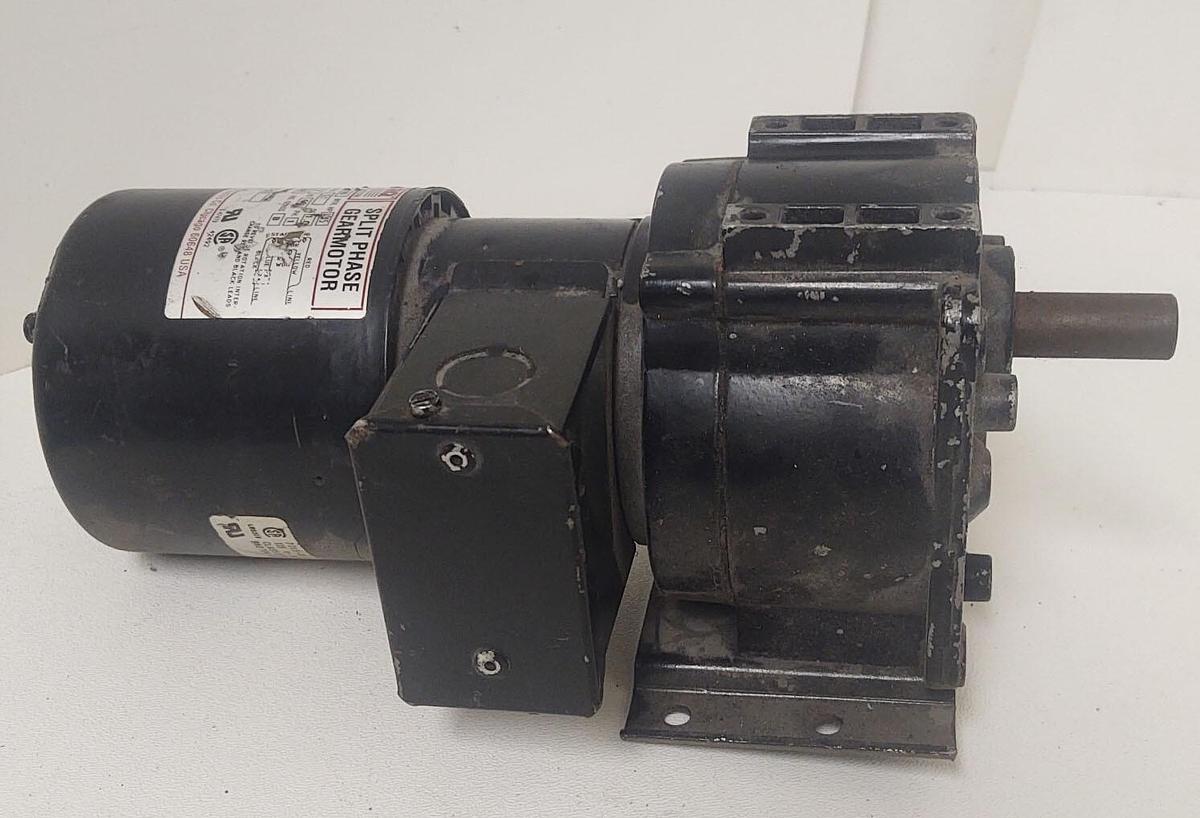 Used 🔥 MAXI-TORQ 115V Split Phase Gearmotor 16:1 Ratio 1/15HP Model 7165-0019