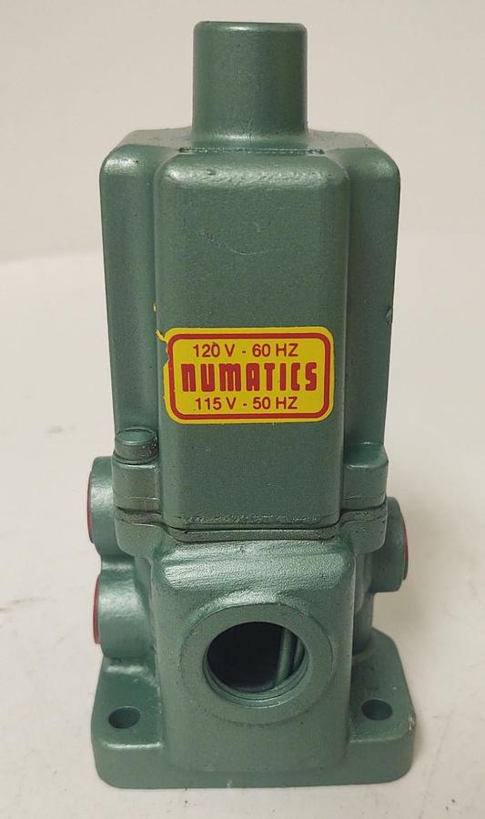 🔥NEW NUMATICS 1JLSA 3 Pneumatic Air Solenoid Valve 120V 60Hz, 1/4 NPT Ports
