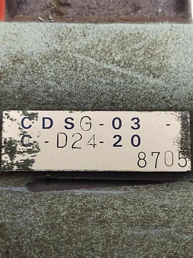 Used Yuken Valve Stake C DSG-03-C-D24-20  With Relief Valve MBA-01-C-30 FREE SHIPPING
