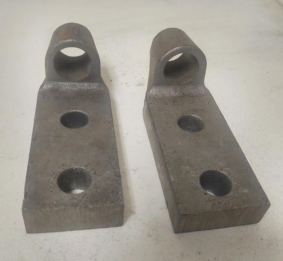 🔥(2 PCS Lot) ALCOA 1523  B3689-5 CABLE CONNECTOR ALUMINUM HEAVY GAUGE