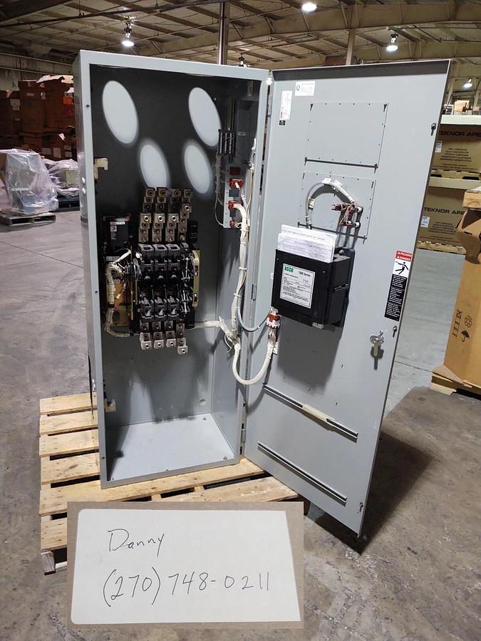 Used 🔥 ASCO 7000 Series Automatic Transfer Switch, 600A, 4 Wire, 480V, 3ph CLEAN