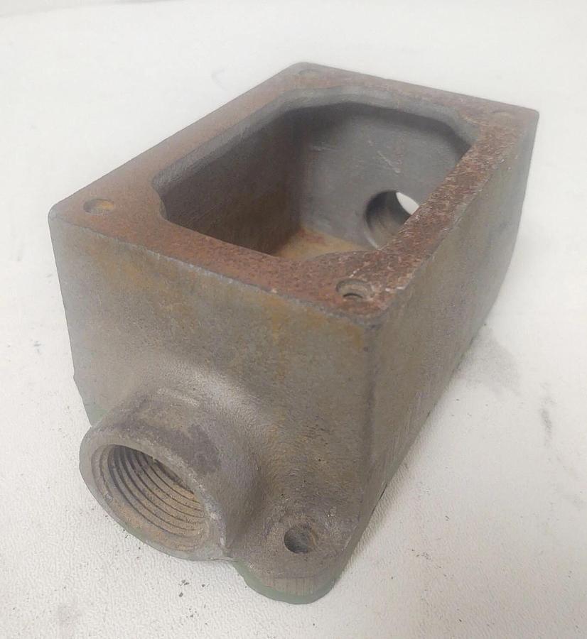 Used 🔥EATON Crouse-Hinds EDSC-371 Single Gang Device Body for Hazardous Locations