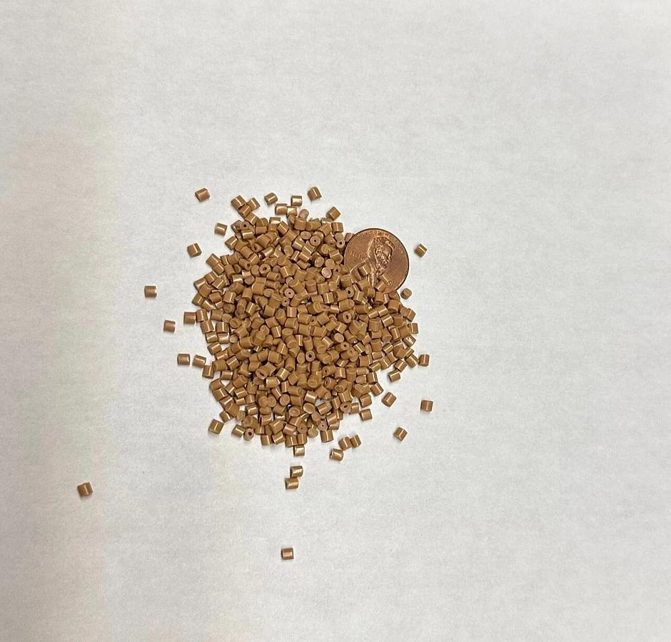 PP Plastic Pellets Polypropylene Resin Injection Molding Light Brown 10 Lbs