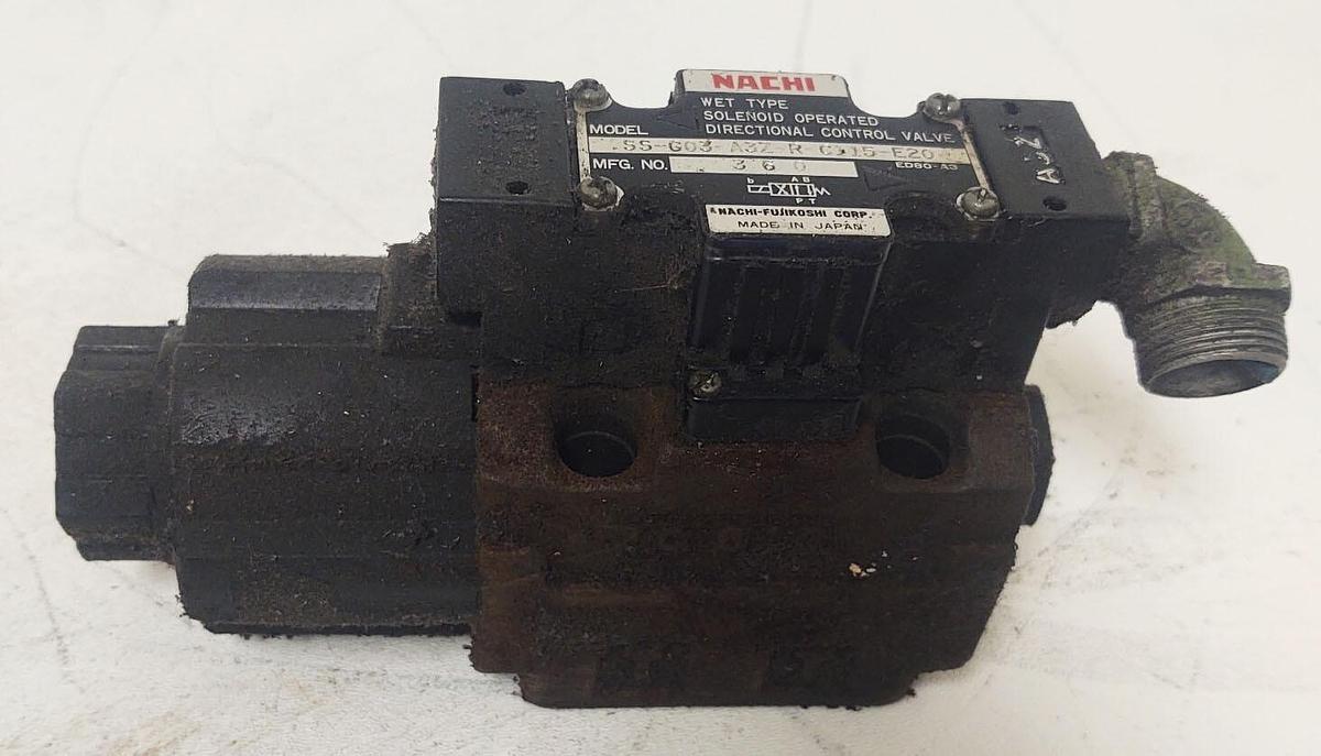 Used đŸ”¥Nachi SS-G03-A3Z-R-C115-E20 Wet Type Solenoid Directional Control Valve