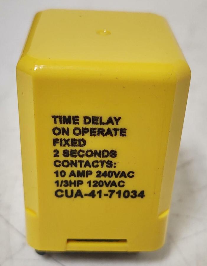 🔥NEW Potter Brumfield CUA-41-71034 Time Delay Relay 2 Seconds