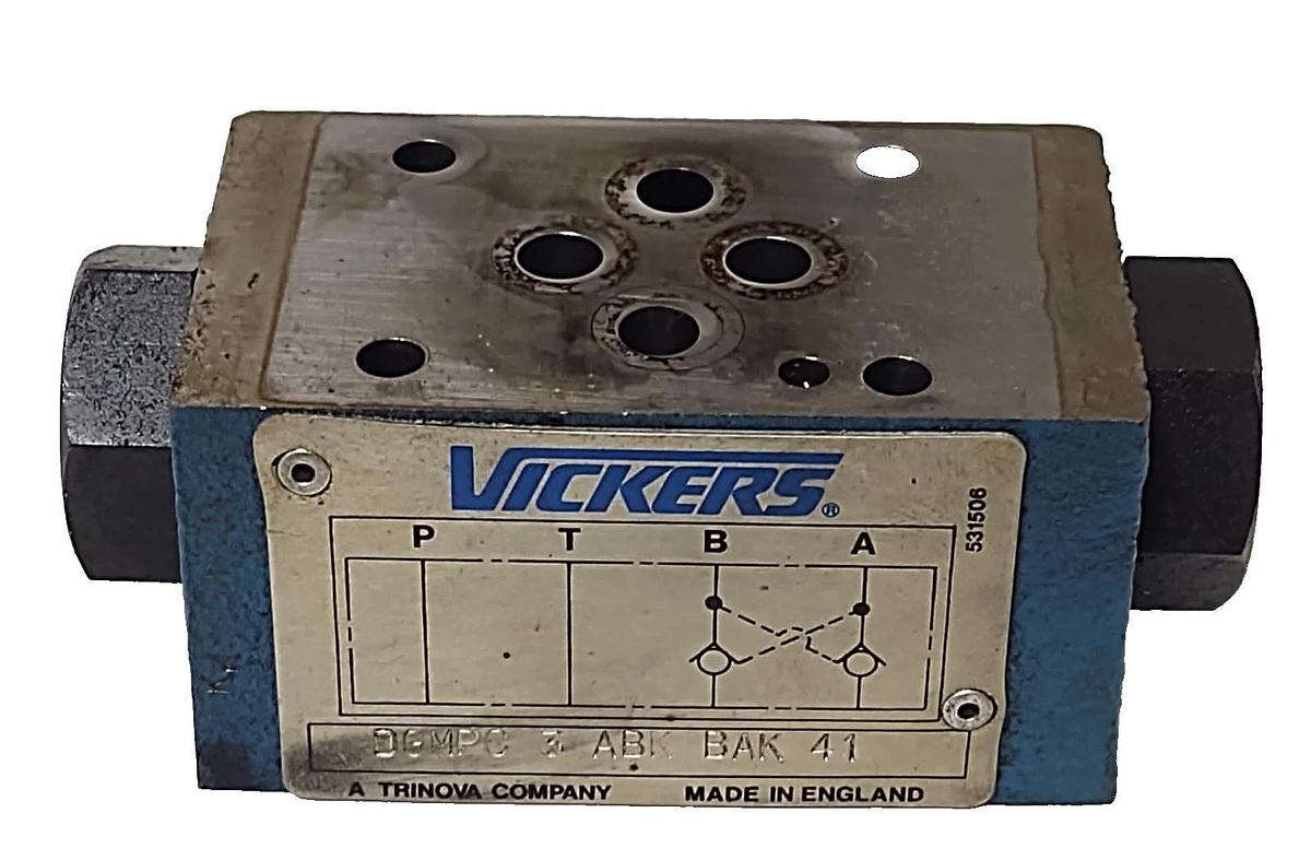 Used 🔥Eaton Vickers DGMPC3ABKBAK41 Pilot Operated Check Valve