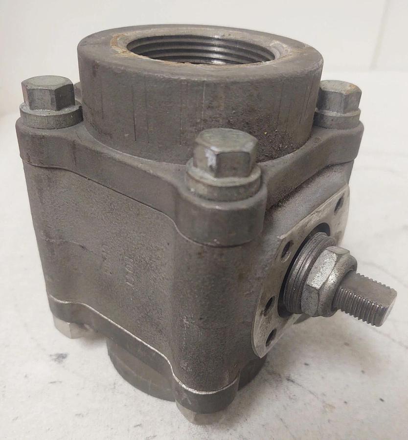 Used 🔥 1-1/2'' Worcester 11/2E5966TVSE B21 316 SS Threaded End Ball Valve Full Port