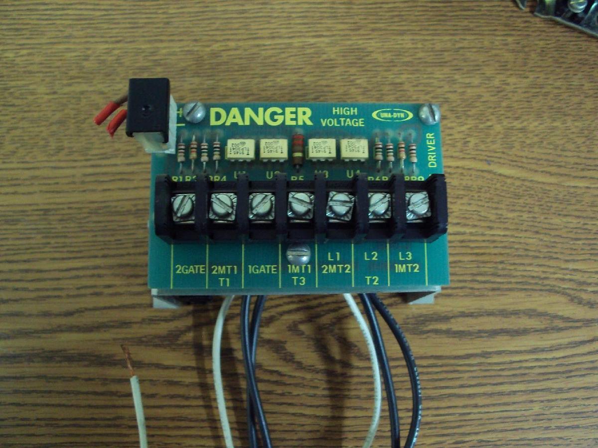 Used UNA DYN Triac Driver Card  For UNADYN Dryer