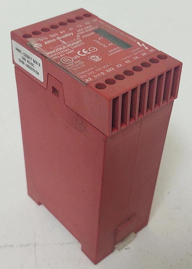 Used 🔥 Allen-Bradley Guardmaster Safety Relay - 440R-C23017 - Series B