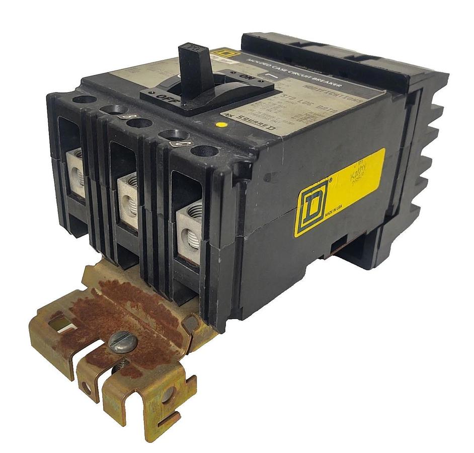 Used 🔥Square D FA36070 3 Pole 70 Amp 600 Vac I-Line Circuit Breaker