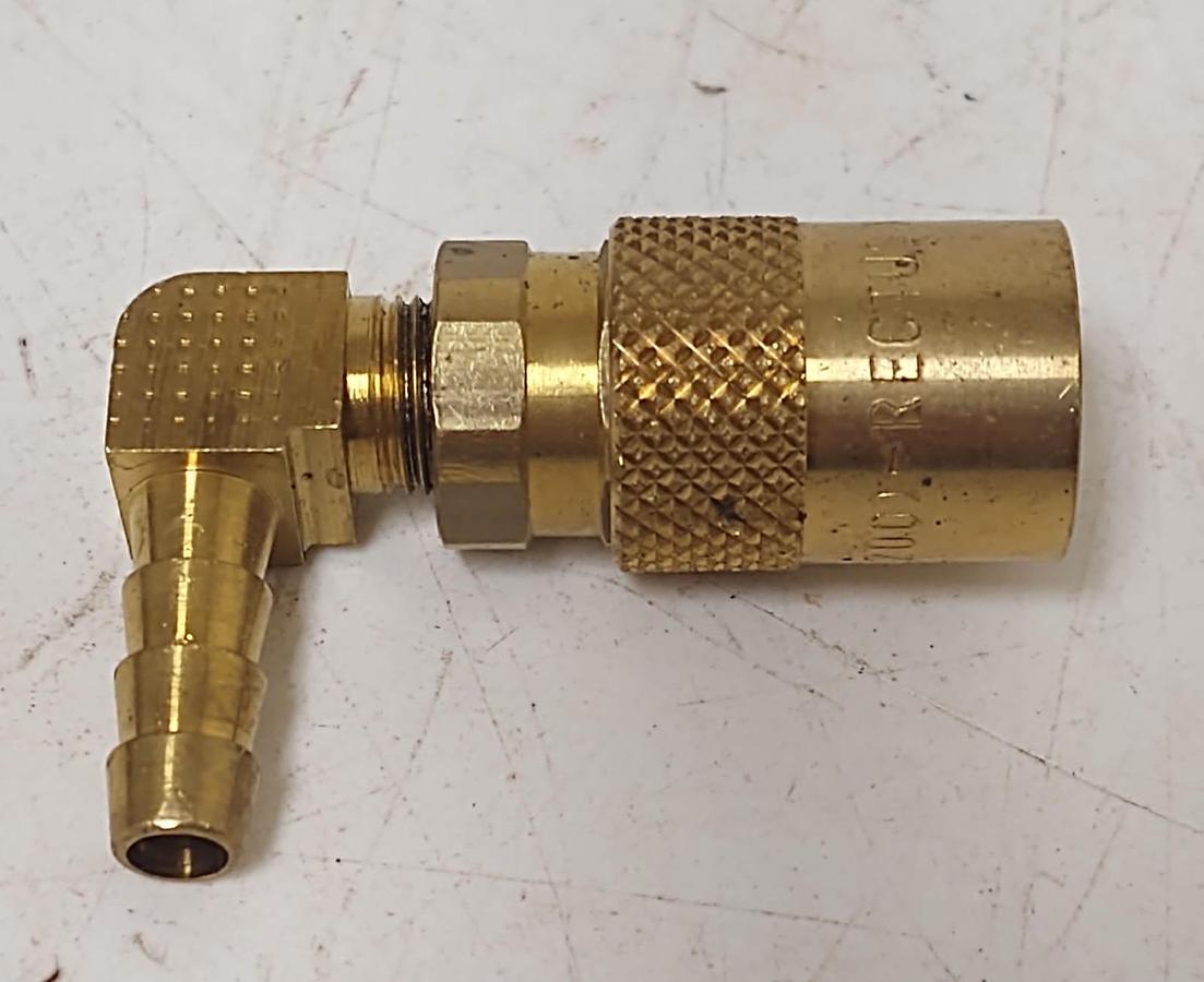 🔥(QTY 6) Brass Moldtite Water Quick Connector Coupling 200 Series 86 90° Hose