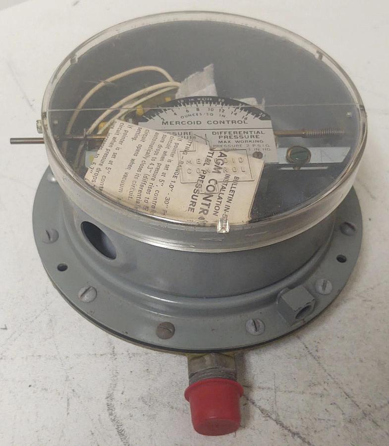 🔥NOS Mercoid Vacuum or Pressure  Differential Switch PR-2-P1