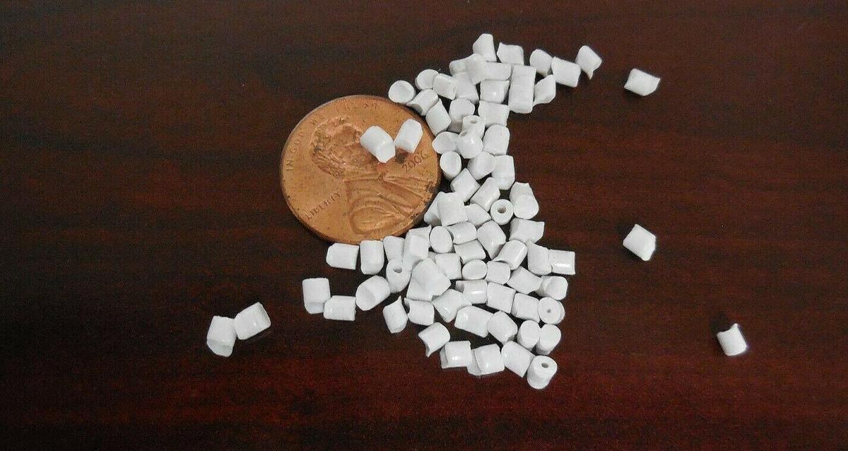PP Plastic Pellets Polypropylene Resin Material Injection Molding White 10 Lbs