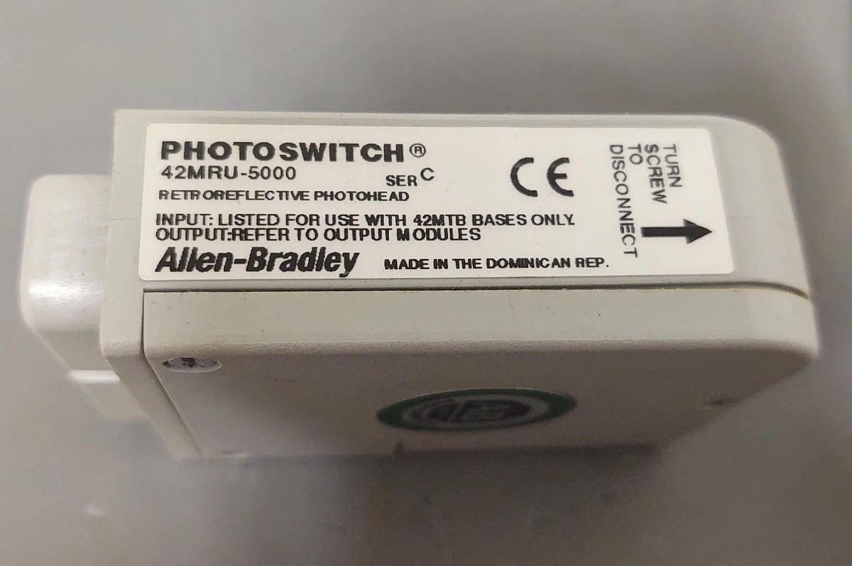 🔥NEW ALLEN BRADLEY, 42MRU-5000 PHOTOSWITCH, SERIES C, with USED 42LRC-5000
