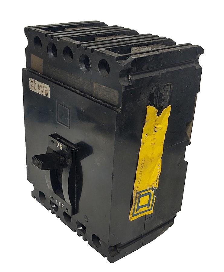 Used 🔥SQUARE D FAL36040 Circuit Breaker 40A