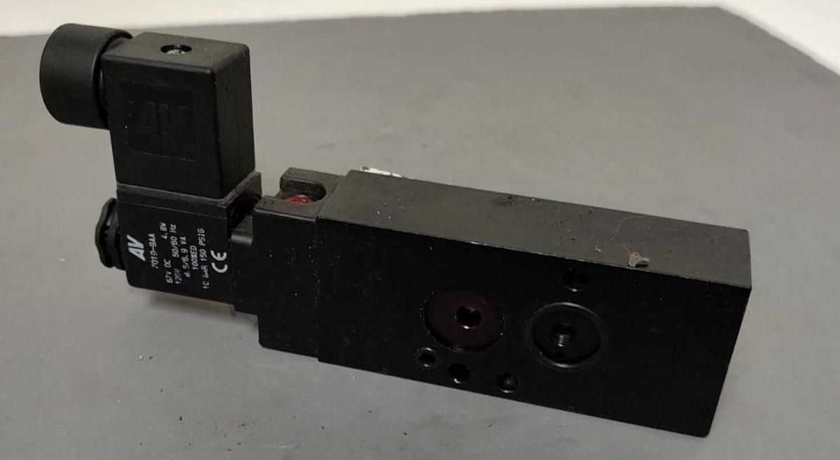 Used 🔥FLOWSERVE, D2023AAWR, DIRECT MOUNT SOLENOID VALVE, 120-V, 60-Hz, 150-PSI