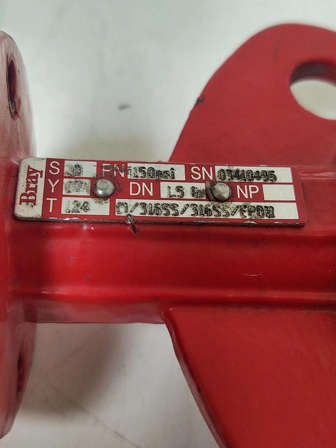 Used 🔥BRAY CONTROLS 2.5" BCH 0038 PRC Wafer Butterfly Valve 316SS