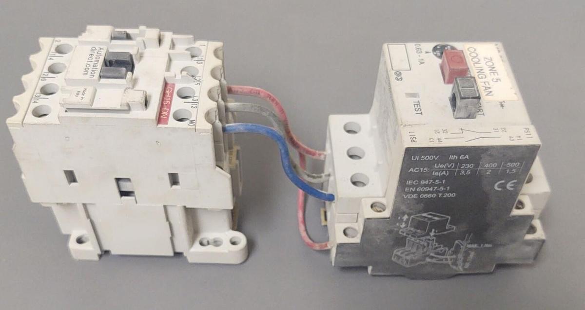 Used 🔥Automation Direct Contactor GH15DN & Manual Starter MS25-100 Combo Used
